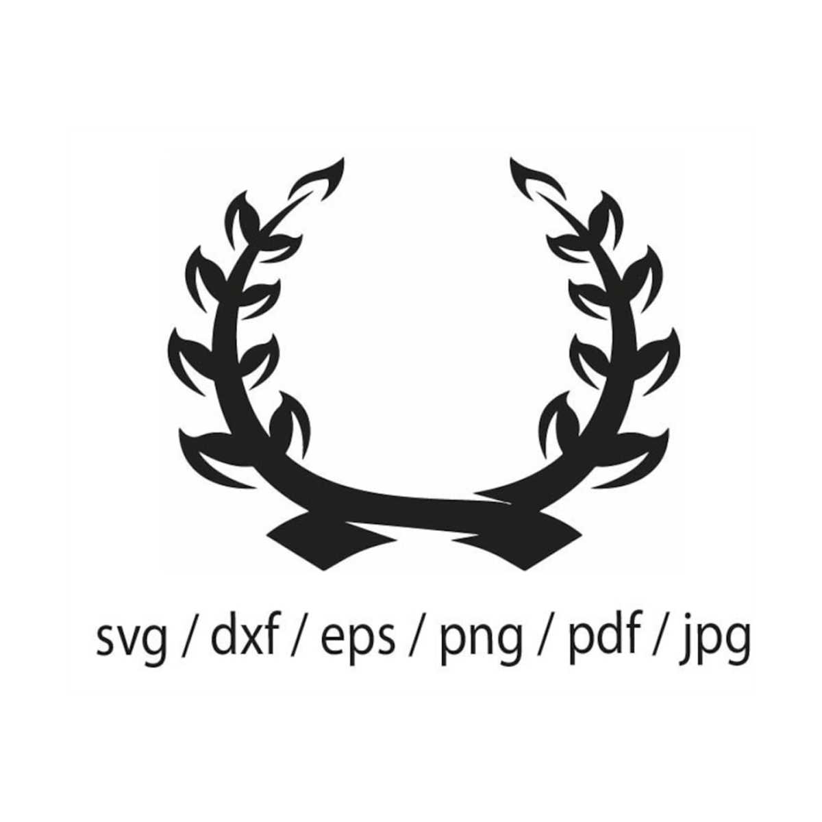 Laurel Wreath Svg, Laurel Wreath Silhouette, Cricut Transpar | Inspire