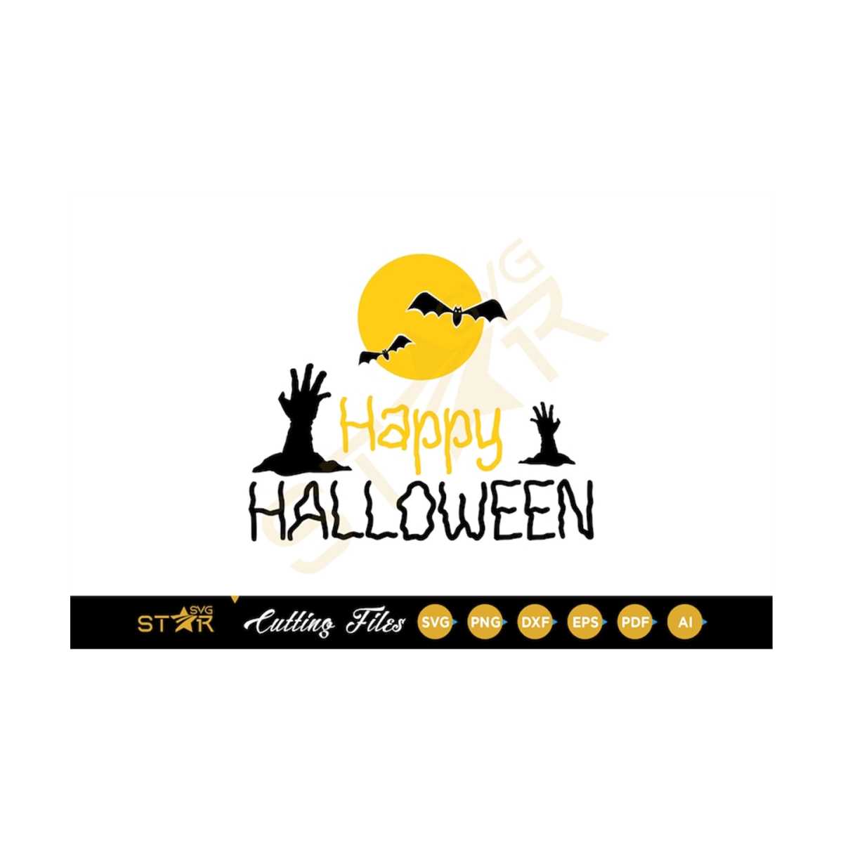Happy Halloween Svg, Fall svg, Halloween Svg files, Svg, Dig - Inspire