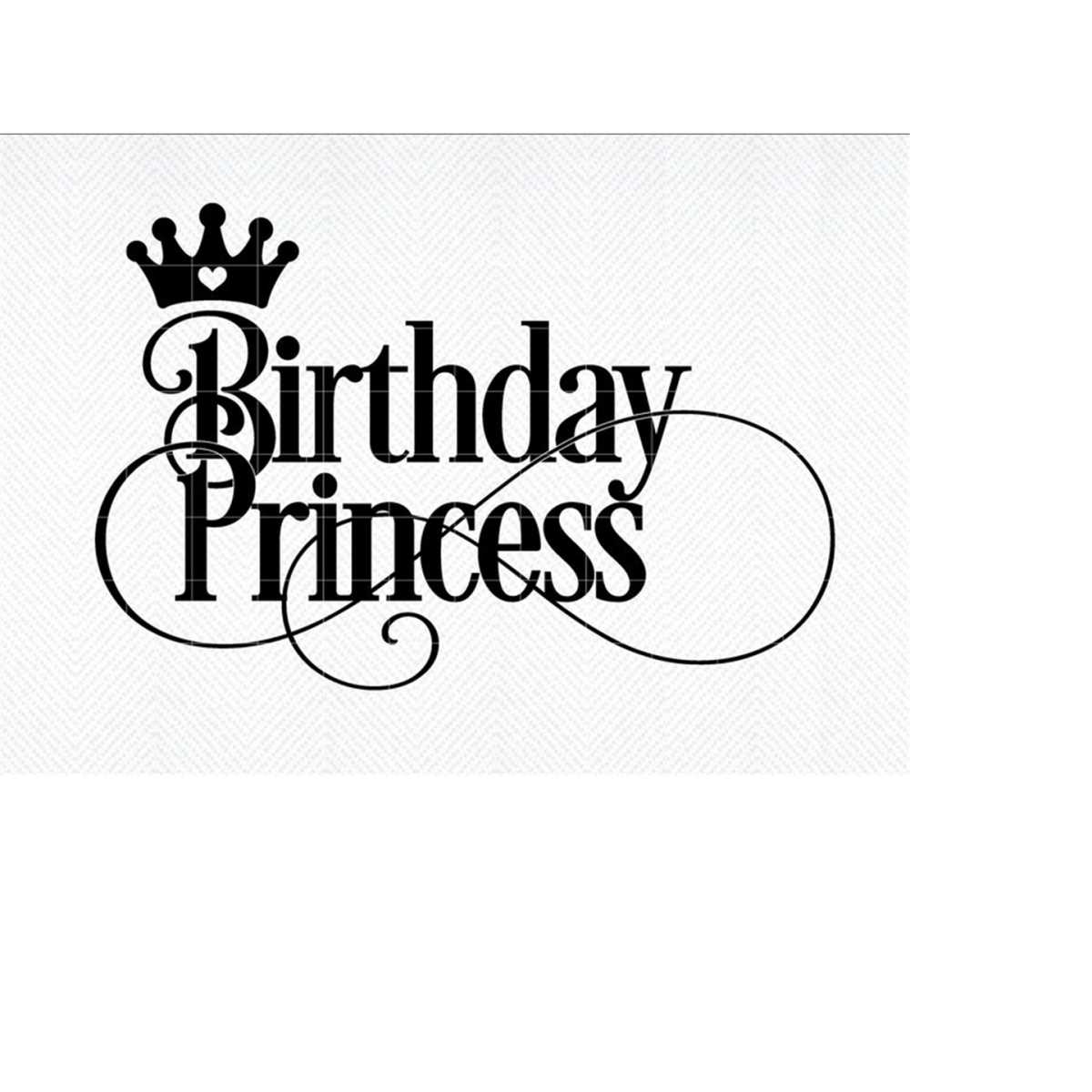 Birthday Princess SVG, Birthday Princess PNG, Birthday svg, | Inspire