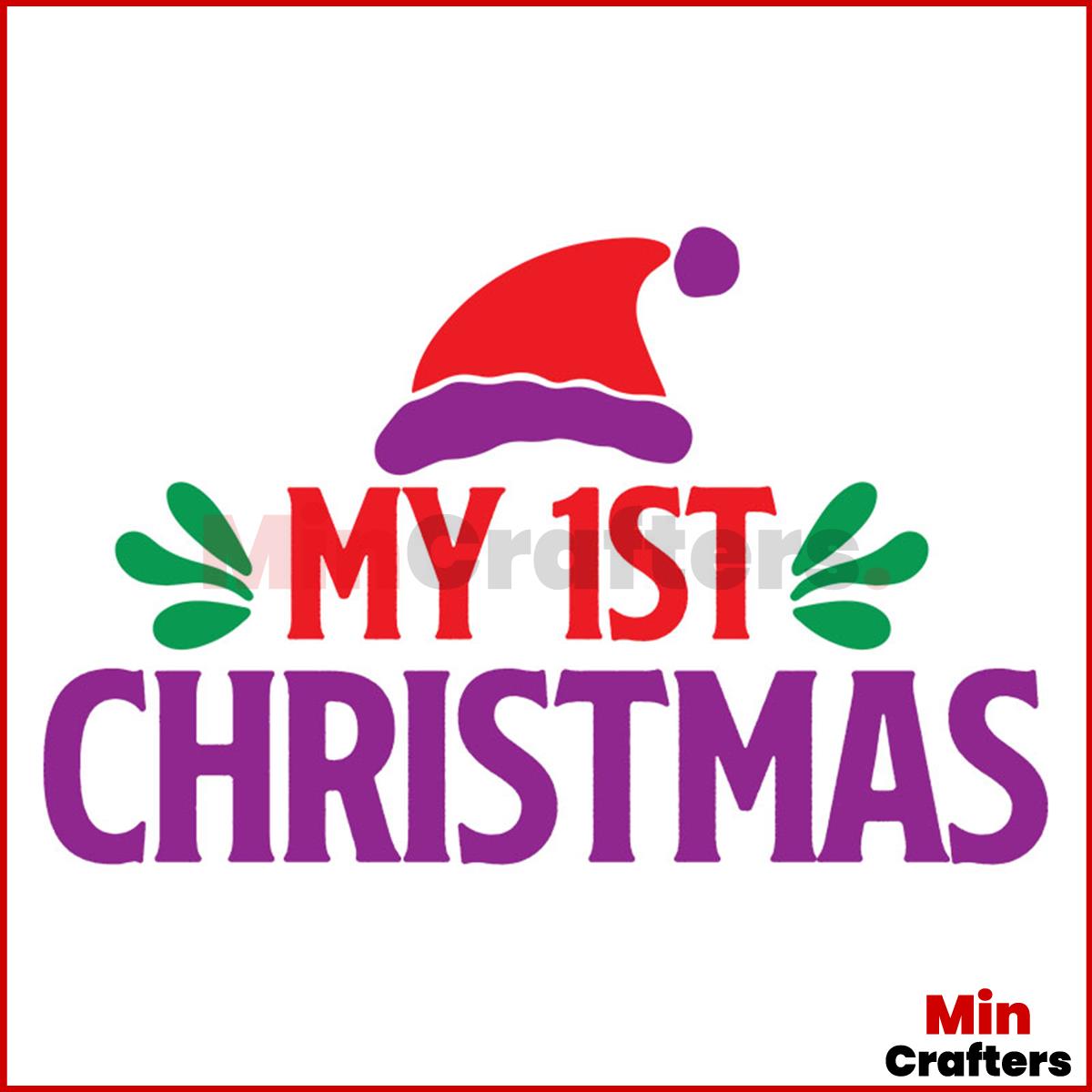 My 1st Christmas Svg, Christmas Svg, 1st Christmas Svg, Chri - Inspire