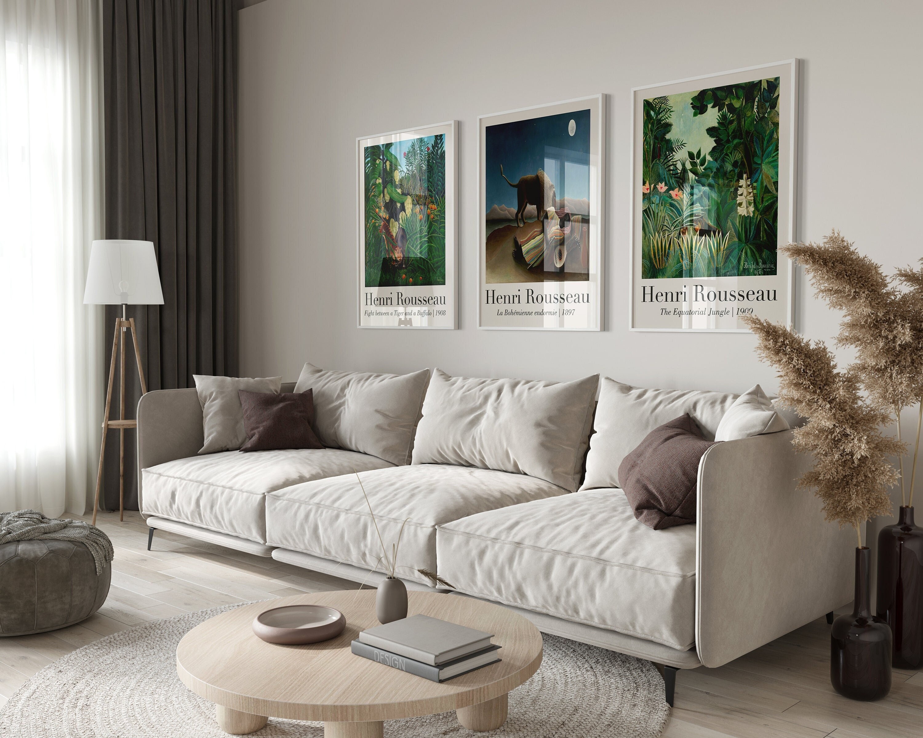 Henri Rousseau Set of 3 Printable Exhibition Posters, Vintag | Inspire ...