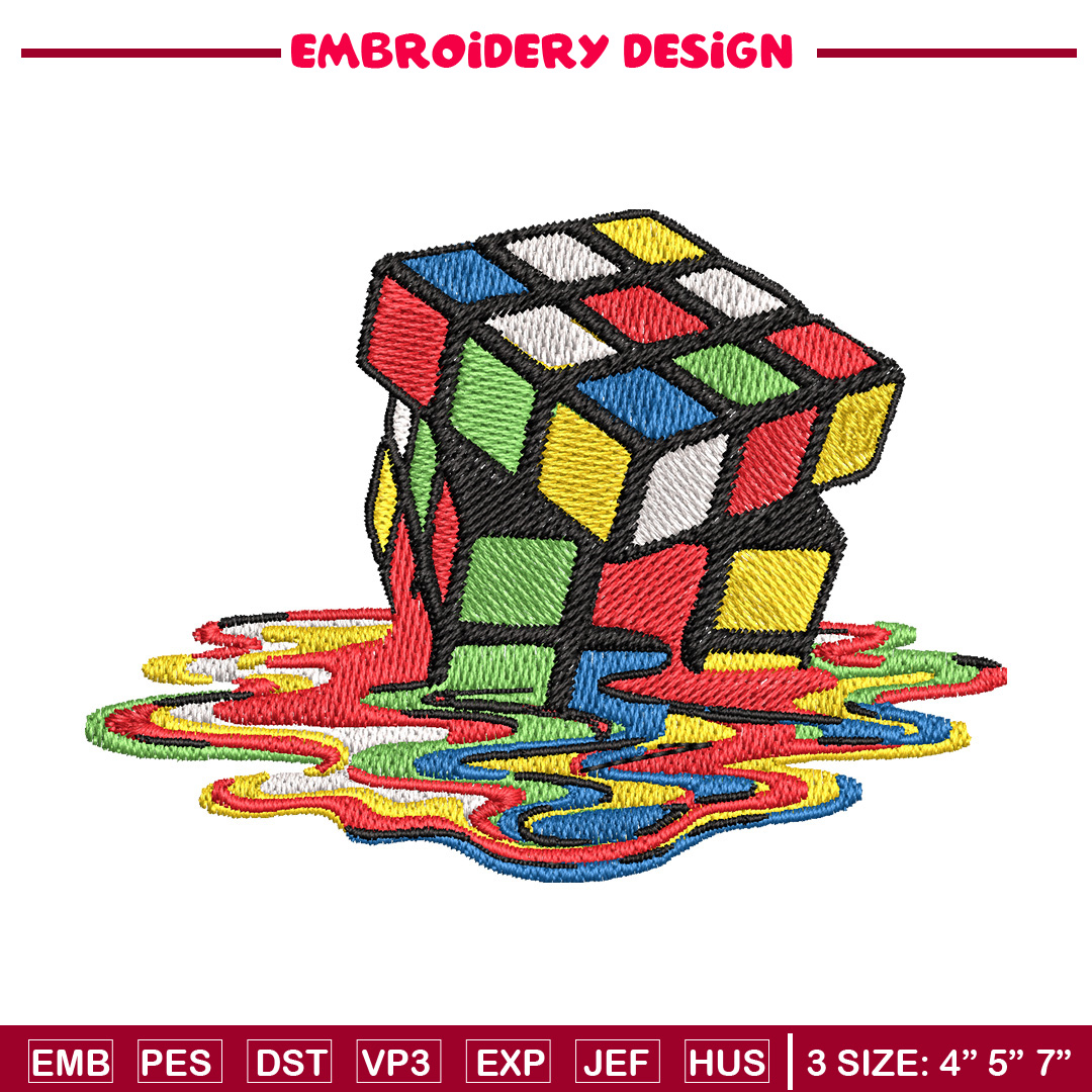 Ruby Embroidery Design Rubik cube embroidery design, Rubik embroidery, Anime design | Inspire ...