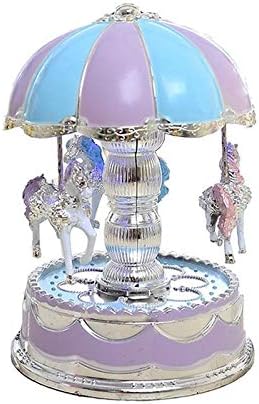 Carousel Music Box Merry-Go-Round Kids Vintage