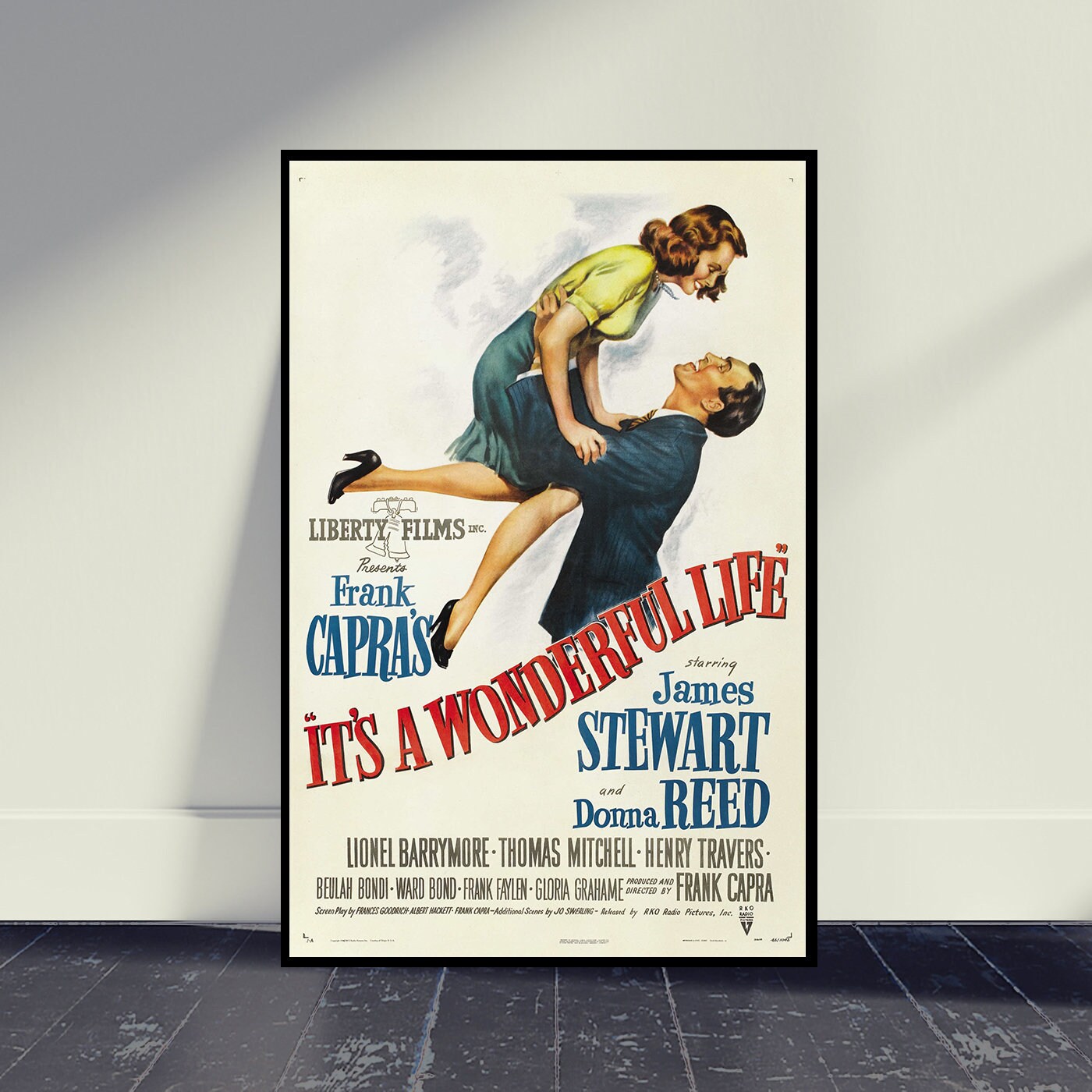 It's a Wonderful Life Movie Poster Wall Art, Living Room Dec | Inspire ...