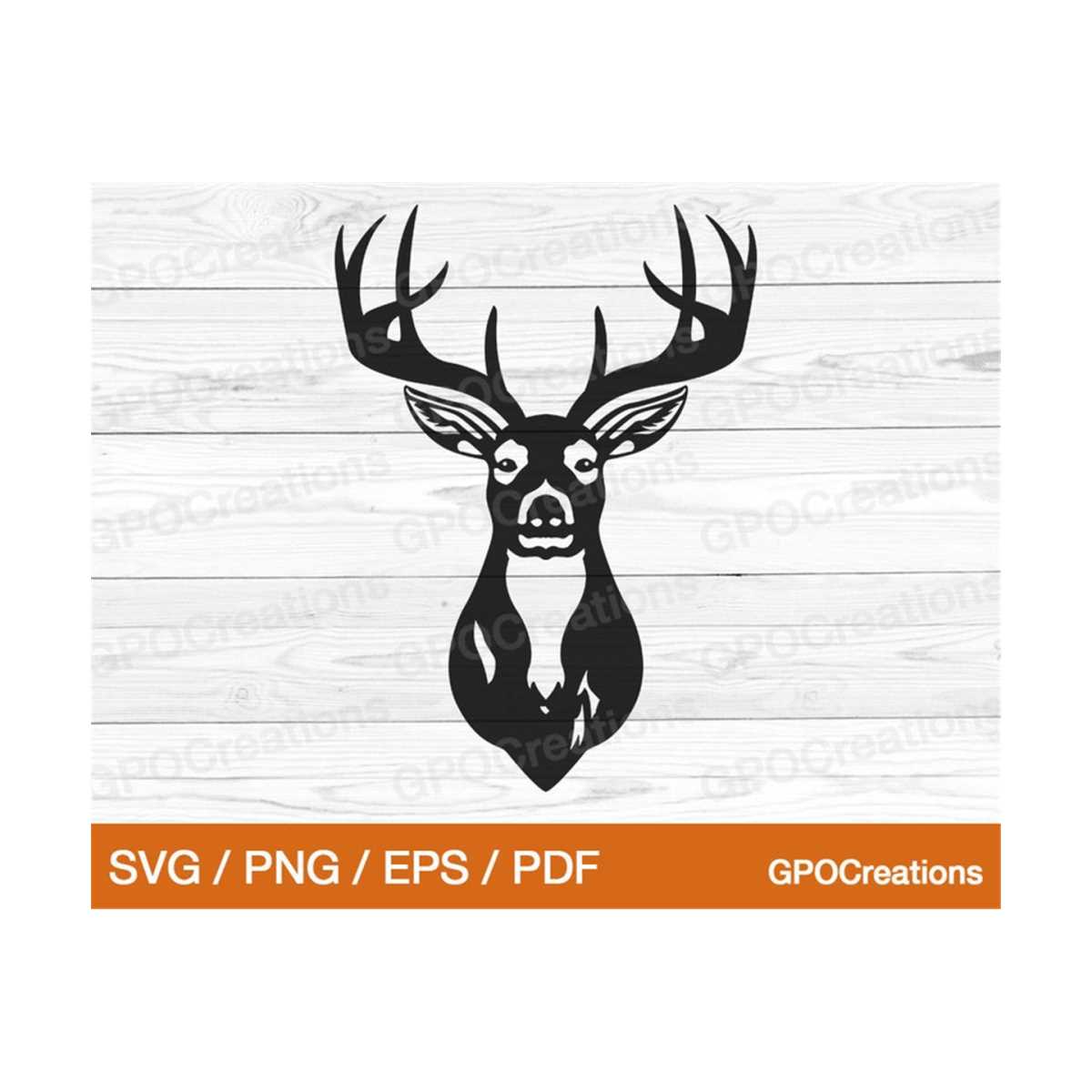 Deer SVG, Deer Head Svg, Deer Hunting SVG, Outdoors SVG, Dee | Inspire ...
