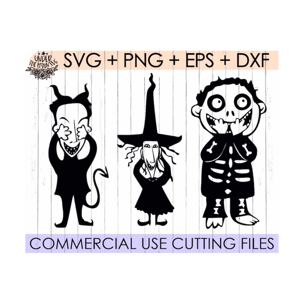 Nightmare Before Christmas Lock Shock & Barrel SVG Digit Inspire