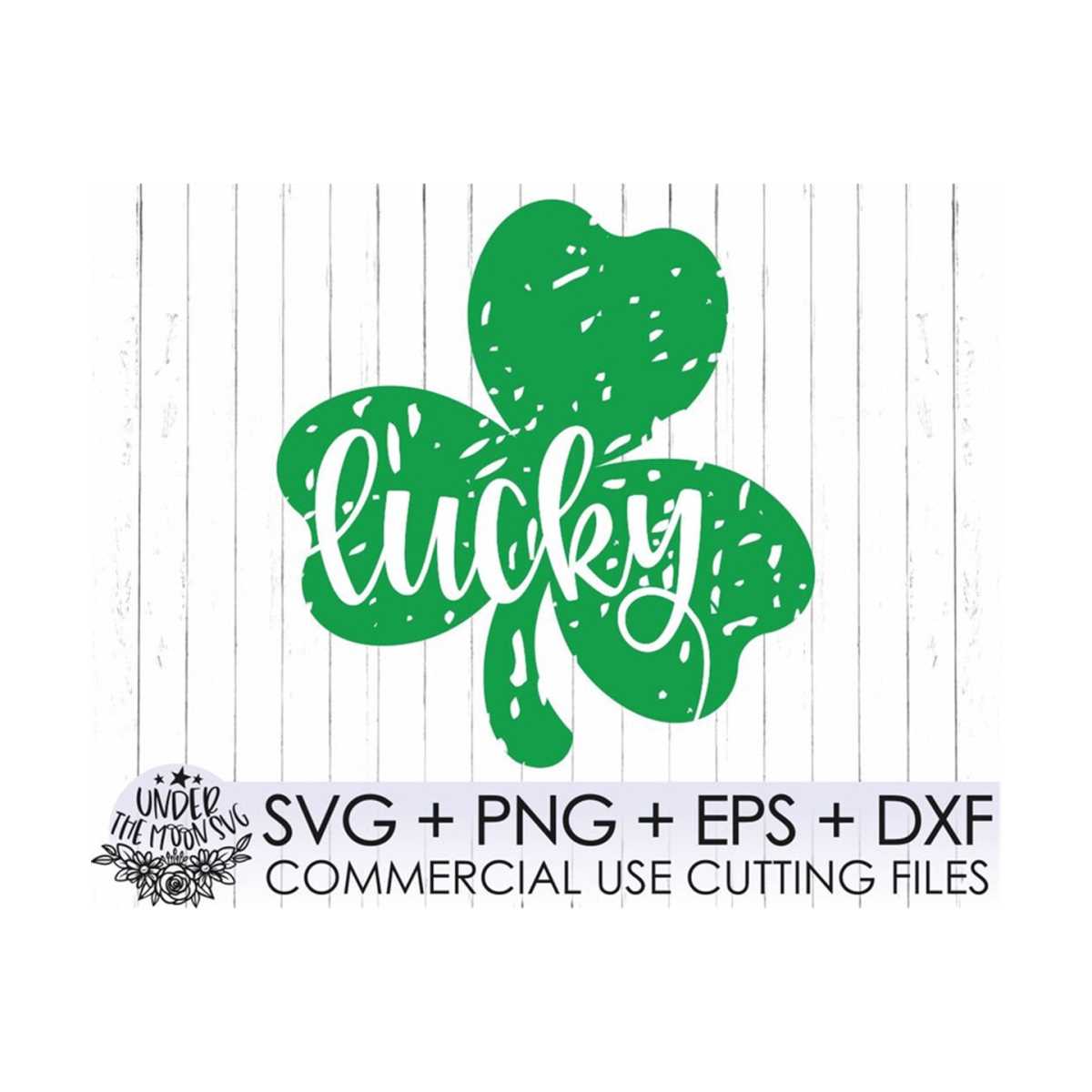 Four Leaf Clover Svg Lucky Shamrock Svg,St. Patrick's Day Sv | Inspire ...