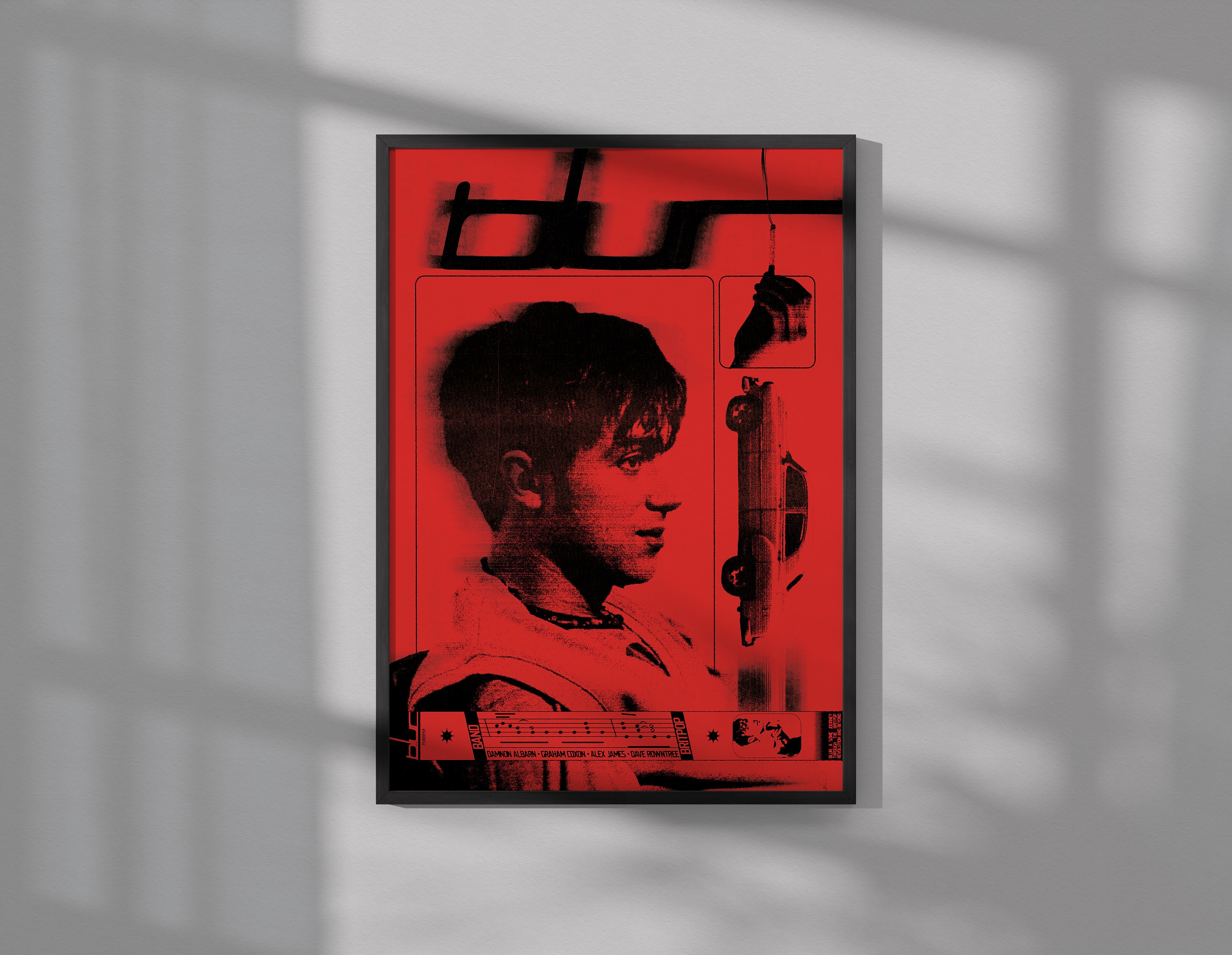 Blur Poster Music Poster Wall Art Wall Decor - Inspire Uplift