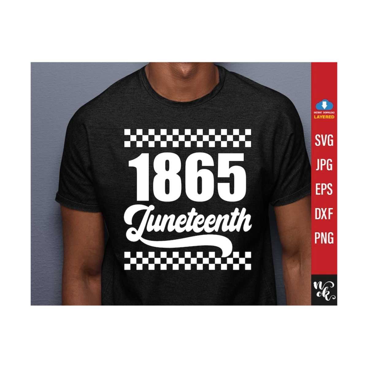 1865 Juneteenth svg, Retro SVG files for Cricut, Silhouette - Inspire