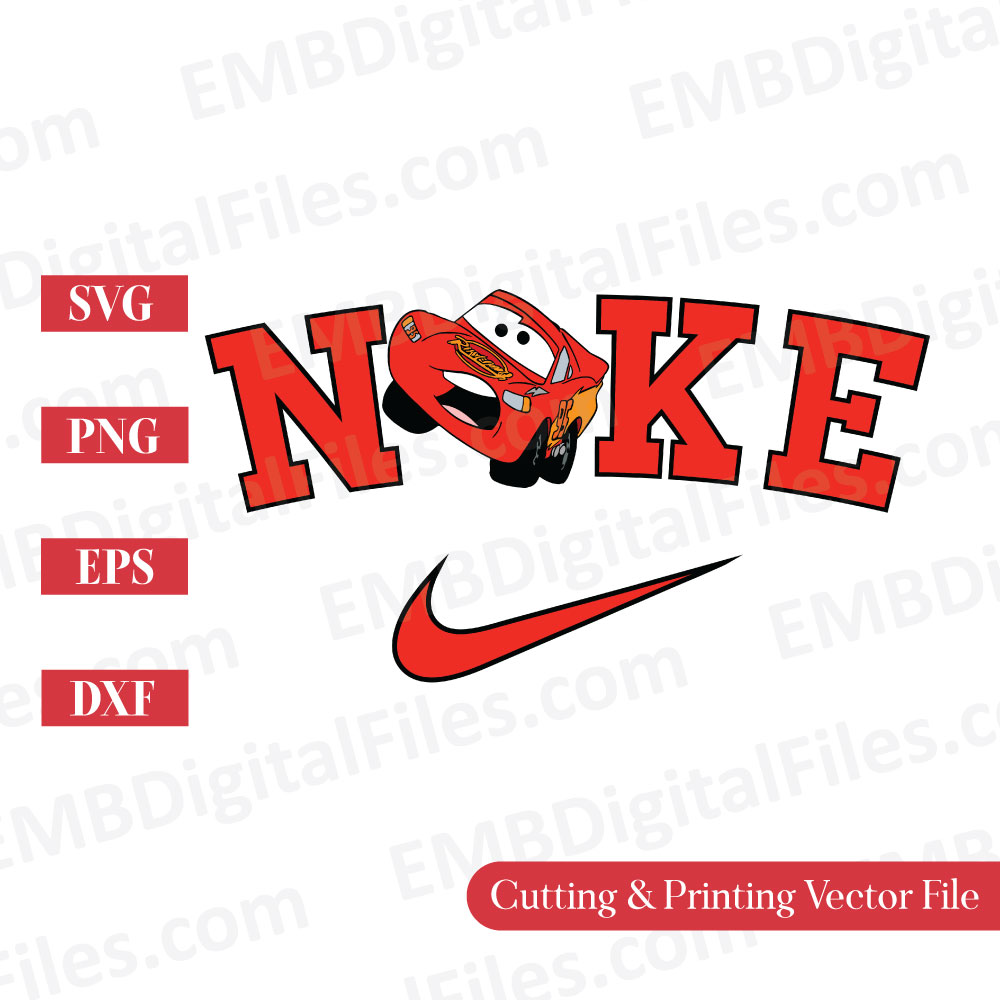 Disney Sports Cars fast as Lightning SVG for Cricut - Inspire Uplift