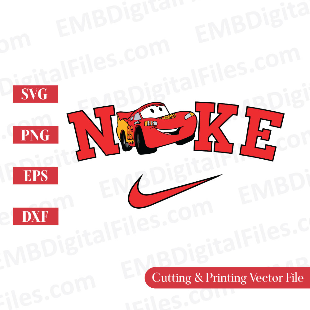 Disney Racer Cars Lightning McQueen SVG for Cricut | Inspire Uplift