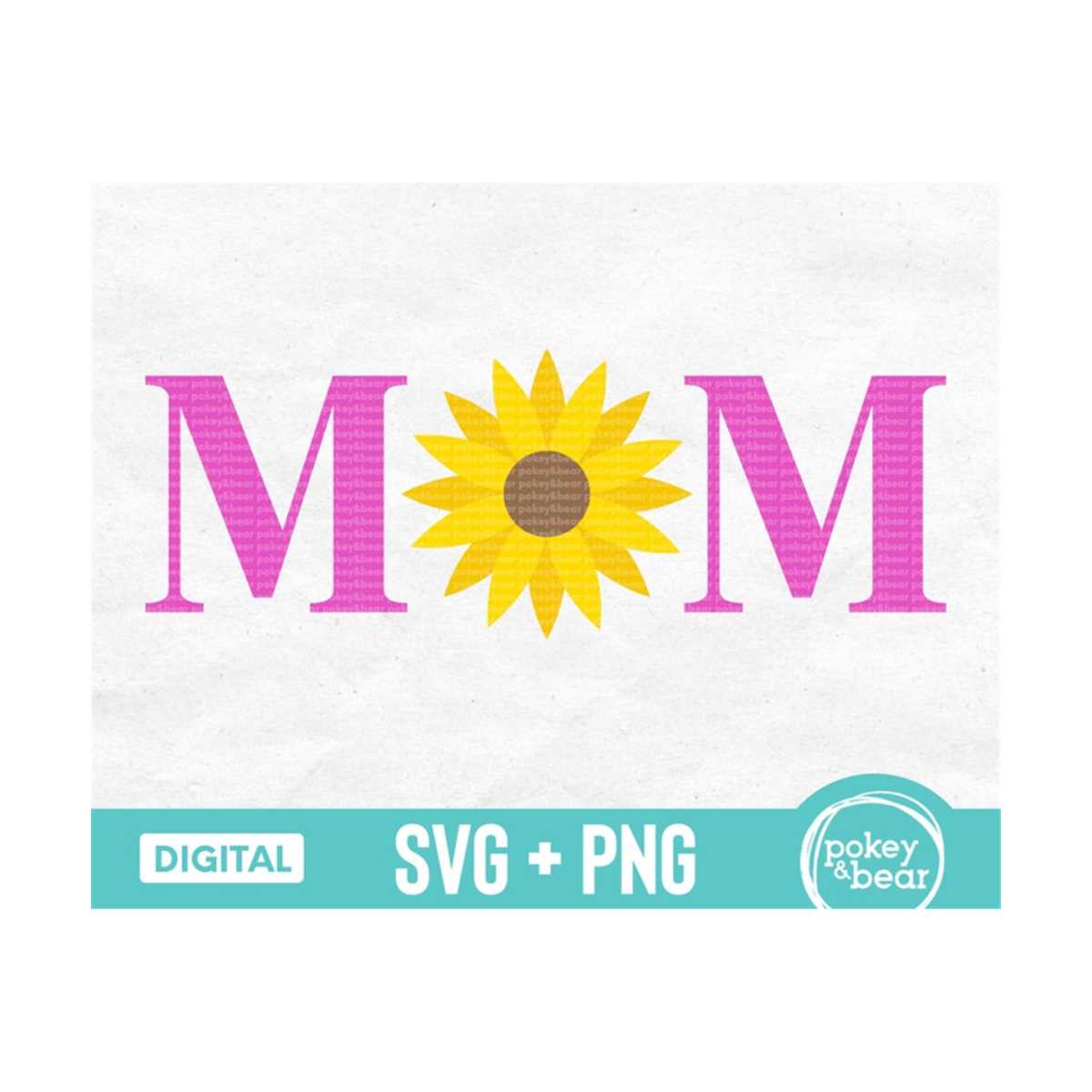 Sunflower Mom Svg, Sunflower Svg, Mom Svg, Sunflower Clipart Inspire