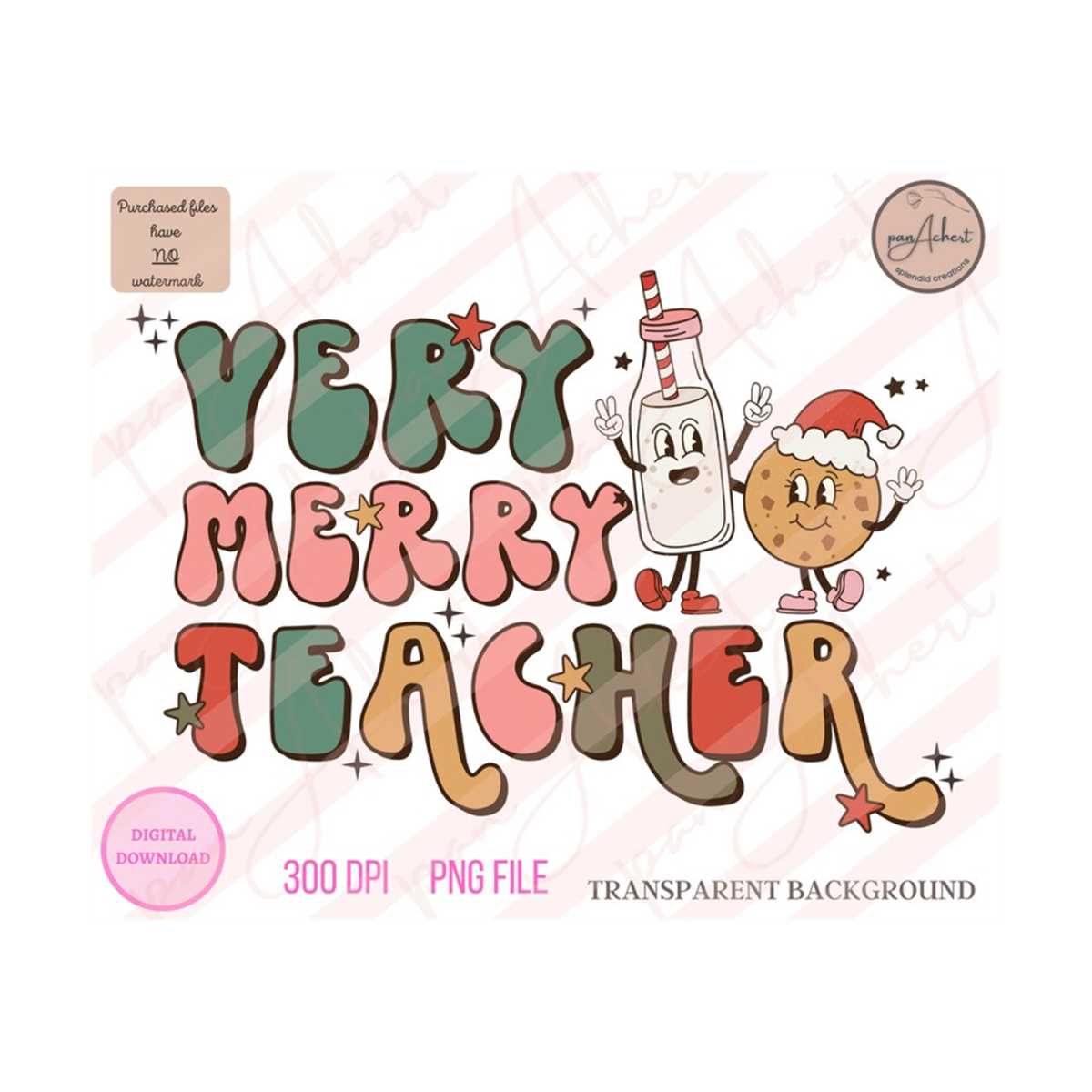 Very Merry Teacher Png, Merry Teacher Png, Merry Christmas P - Inspire ...