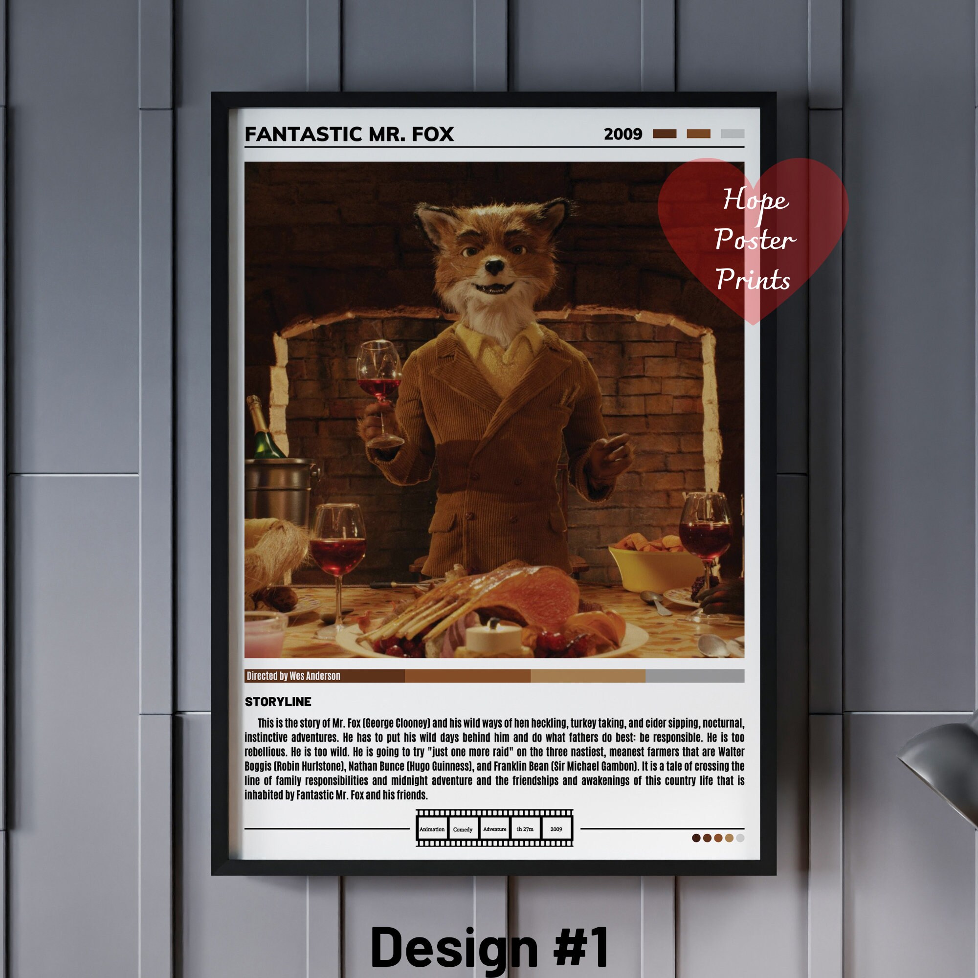 Fantastic Mr Box Poster, Fantastic Mr Box Print, Fantastic | Inspire Uplift
