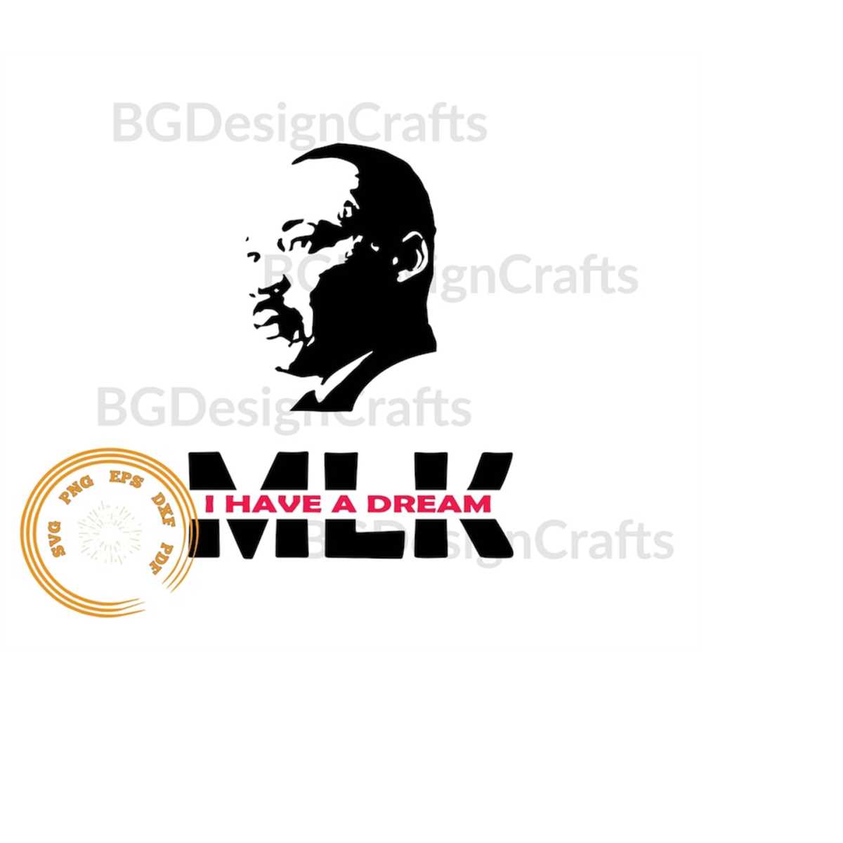 Martin Luther King Jr. SVG, MLK SVG, Mlkday Svg, I Have a Dr - Inspire ...
