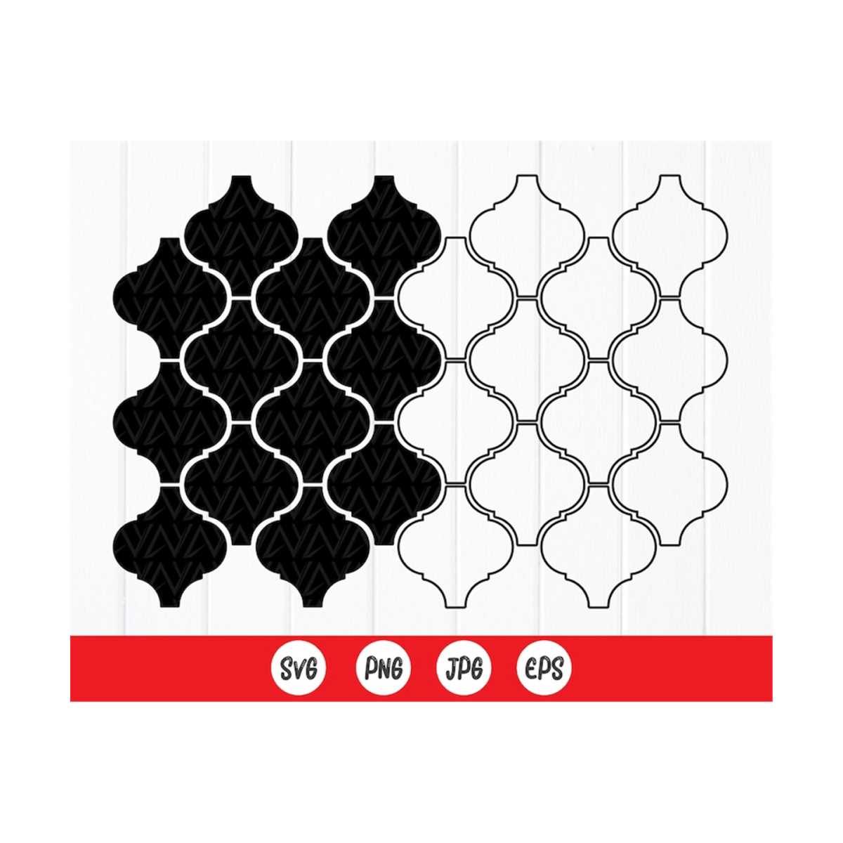 Tile Ornament Template SVG, Tile Ornament Template Bundle, A Inspire