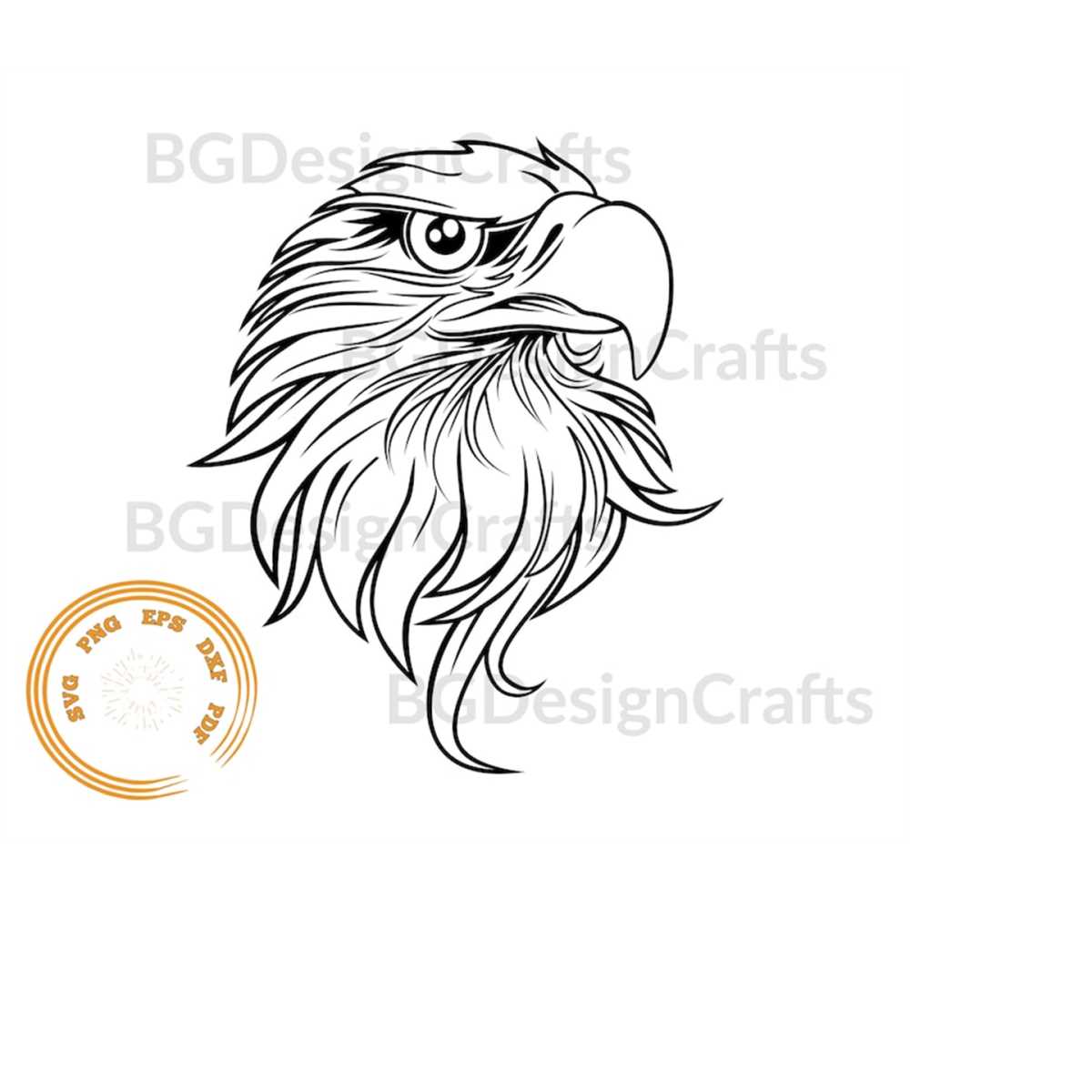 Eagle SVG, Eagle Head SVG, Black Eagle SVG, svg file for cri - Inspire ...