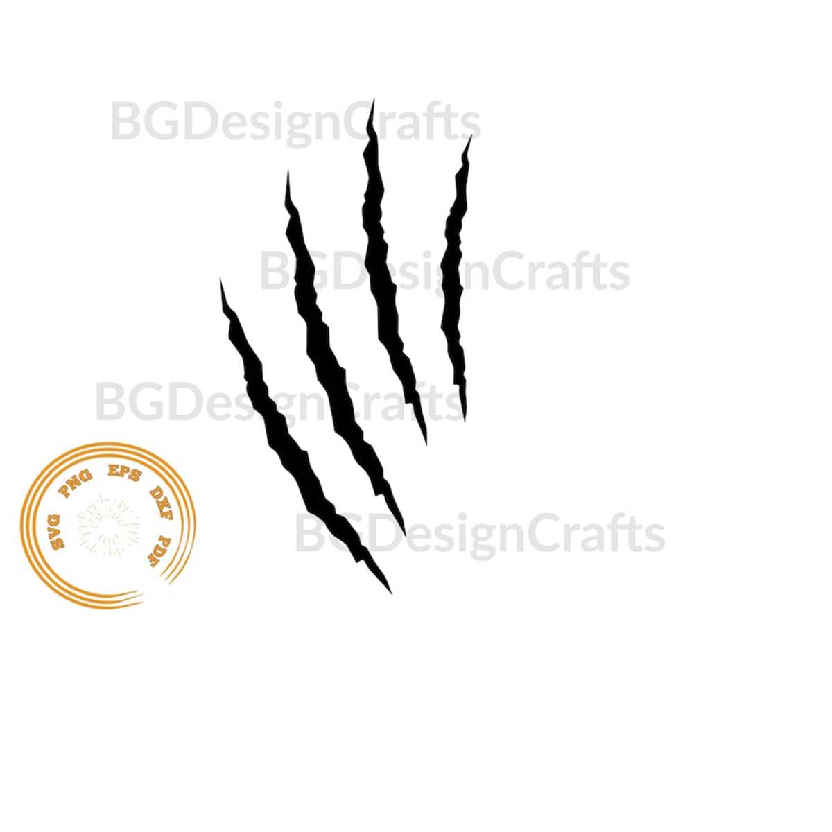 Claw Rip SVG, Claw Scratches SVG, Paw Scratches SVG, Claw Ri Inspire