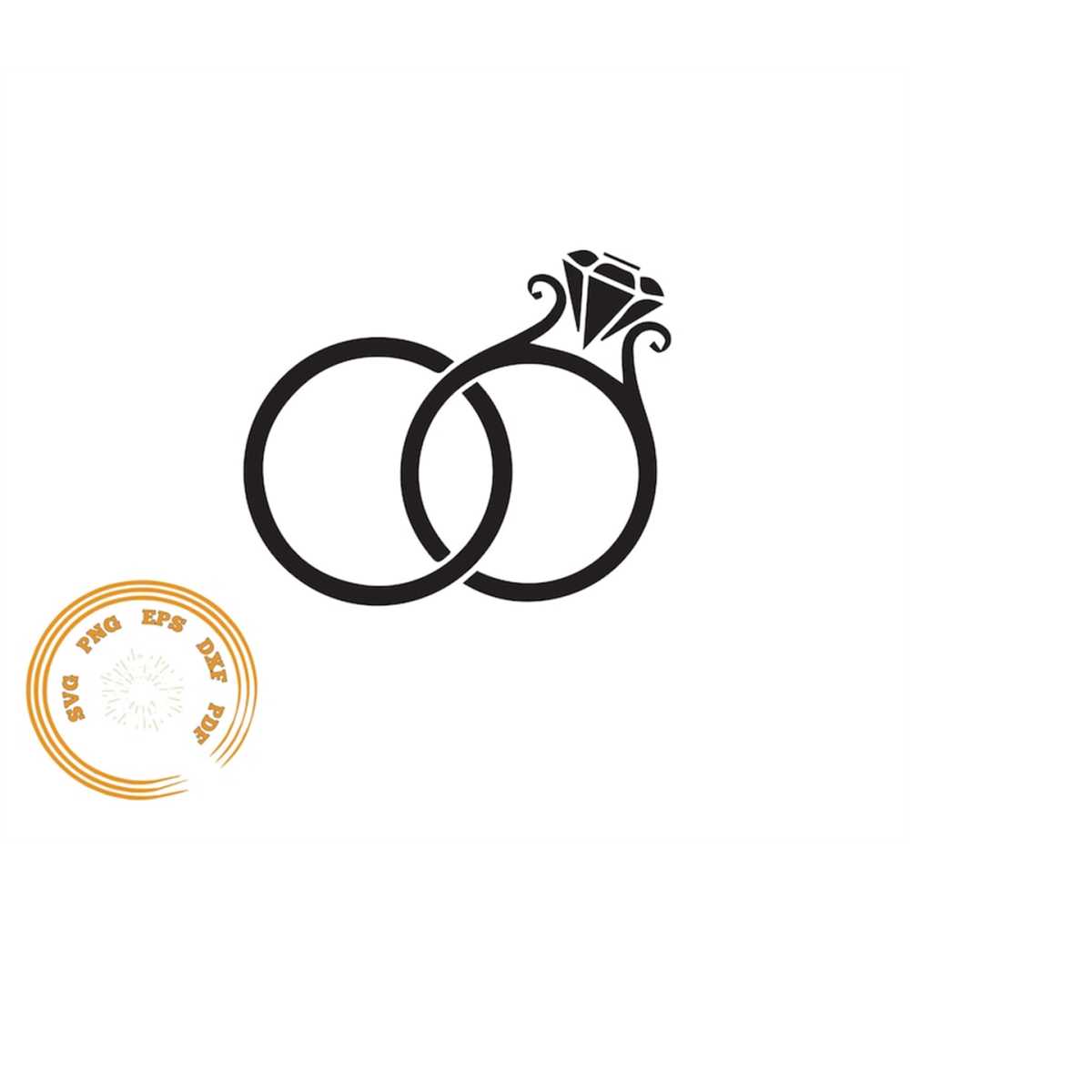 Wedding Ring SVG, Couple Rings SVG, Wedding svg, Engagement Inspire