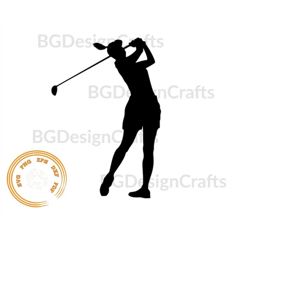 Golfer SVG, Golf SVG, Golfer DXF, Golfer Clipart, Golfer svg - Inspire