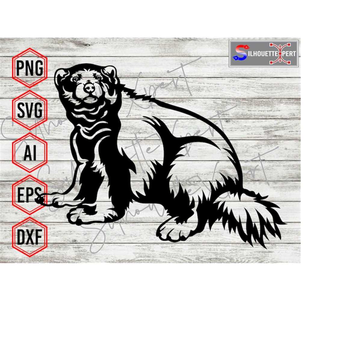 Adorable Wolverine svg, Wolverine svg, Animal svg, Wildlife Inspire