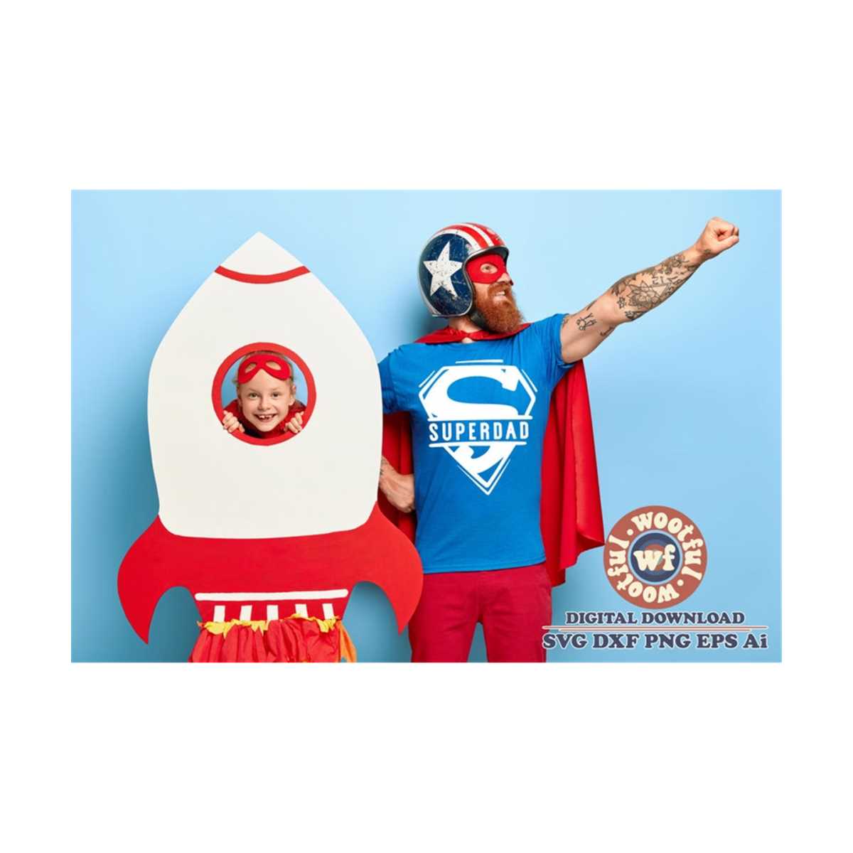 Superdad svg, Father svg, Super Dad svg, Dad svg, Fathers Da - Inspire