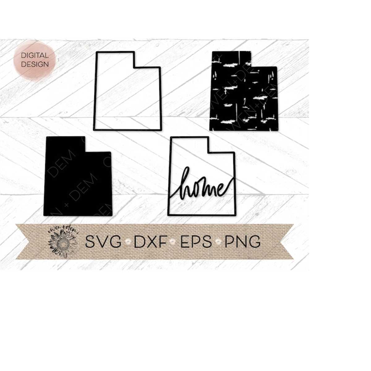 Utah svg - Utah outline svg- State svg - Utah clipart - Grun | Inspire ...