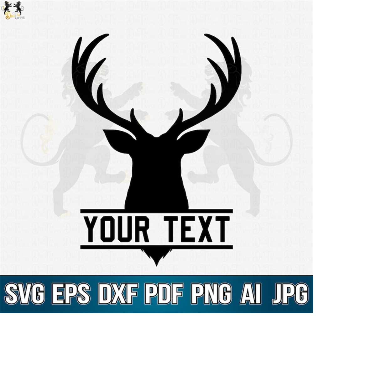 Deer Name Svg, Deer Head Svg, Deer Face Svg, Deer Flower Sv | Inspire ...