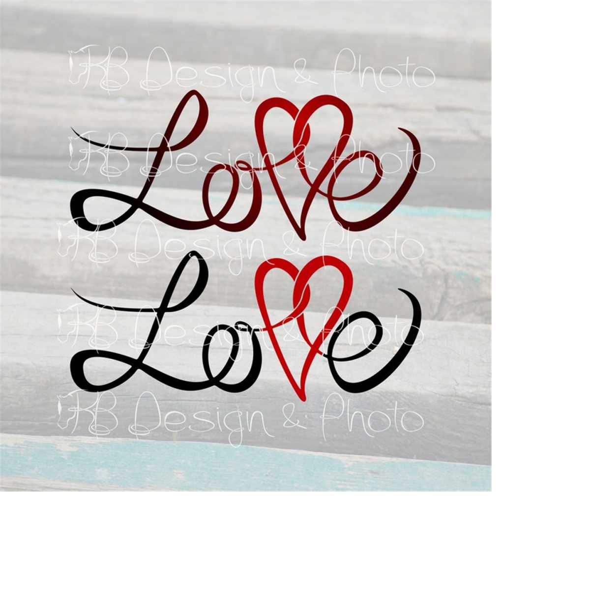 Love Heart Vector/Raster- SVG, PNG - Inspire Uplift