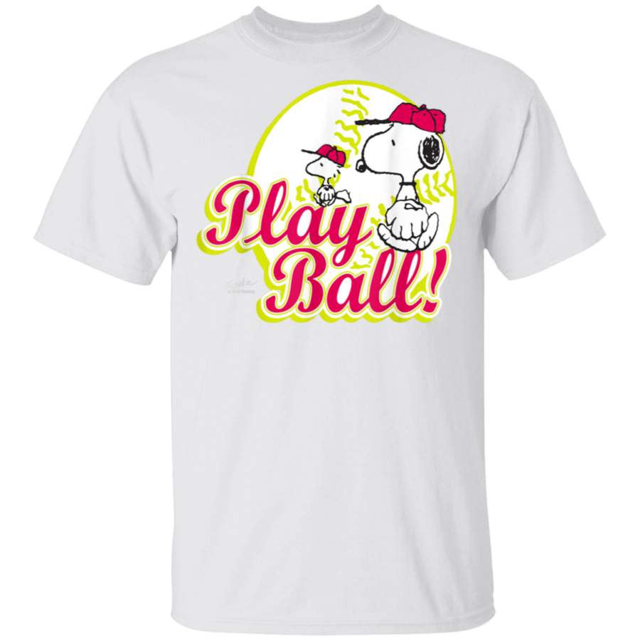 Peanuts Snoopy Baseball Play Ball T Shirt Inspire Uplift peanuts-snoopy-baseball-play-ball-t-shirt-inspire-uplift