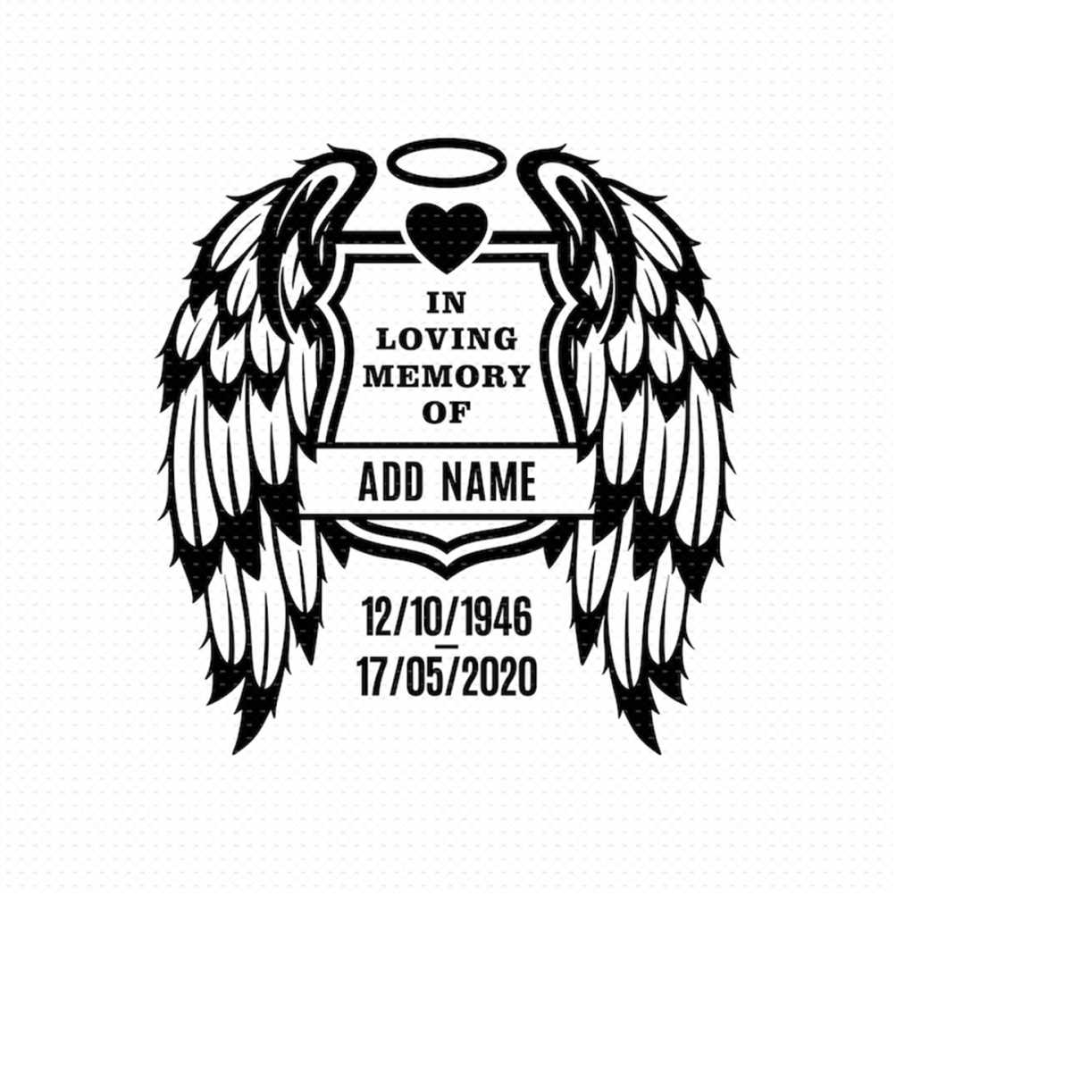 Heart with Wings SVG Bundle, Heart Angle Wings svg, Heart Wi