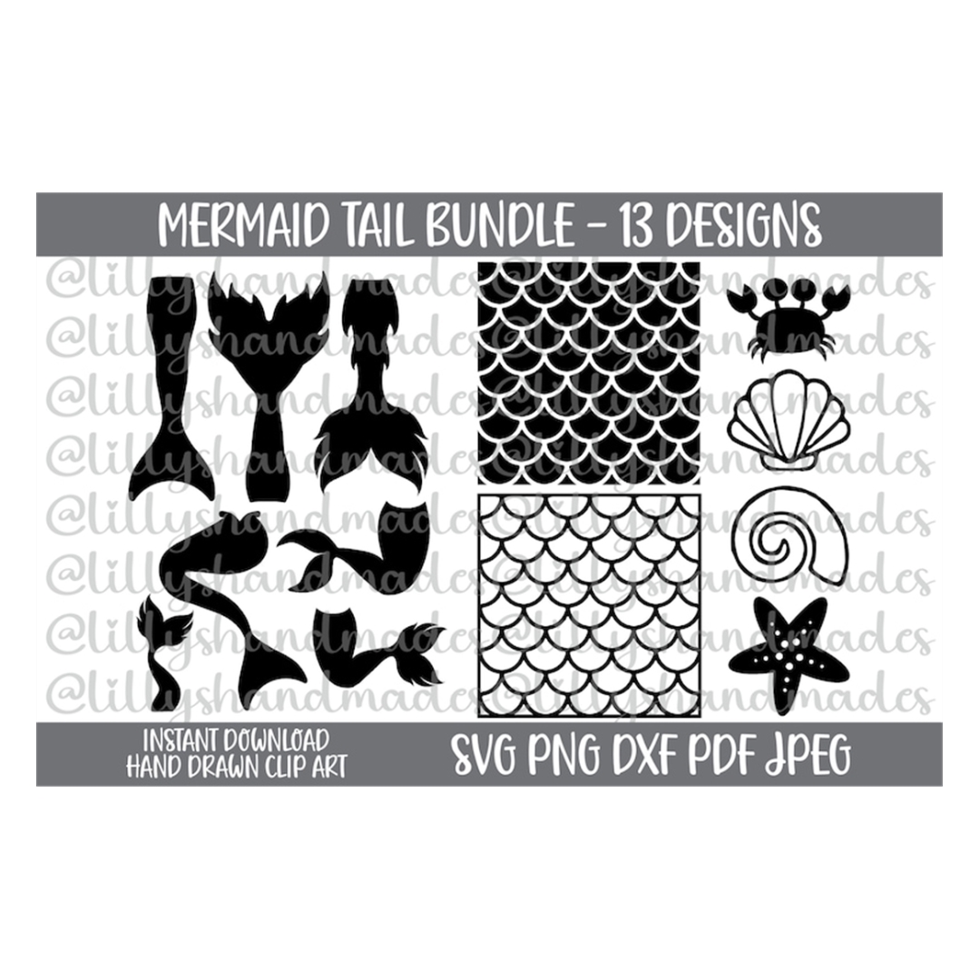 Mermaid Tail Svg, Mermaid Scales Svg, Mermaid Tail Vector, M - Inspire