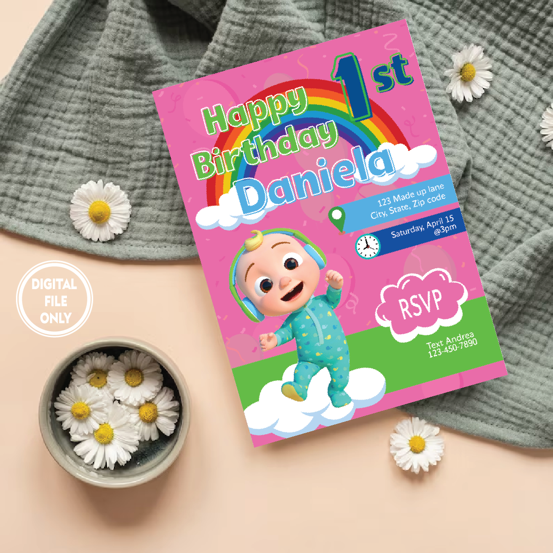 Personalized File Invitation Birthday Inspire