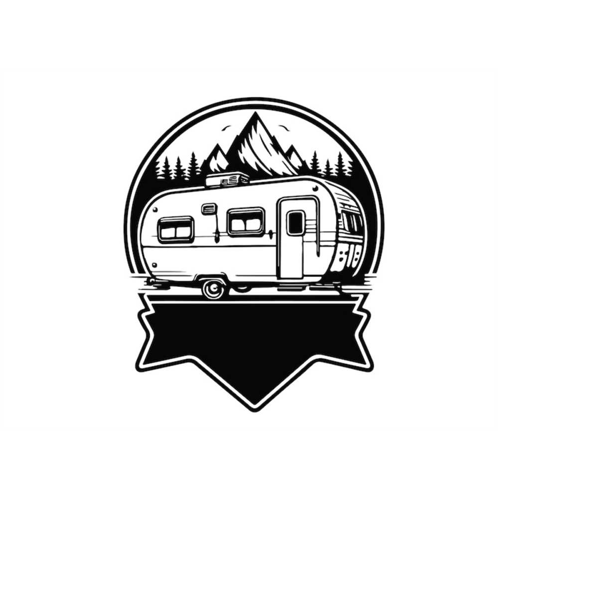 CAMPER CARAVAN SVG, Camper Clipart, Camping Svg, Camper Svg - Inspire