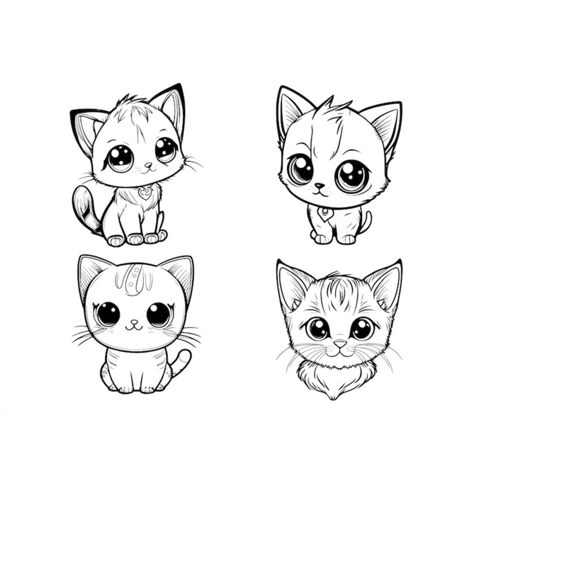CUTE CAT SVG, Cute Cat Clipart, Cute Cat Svg Cut Files for C | Inspire ...