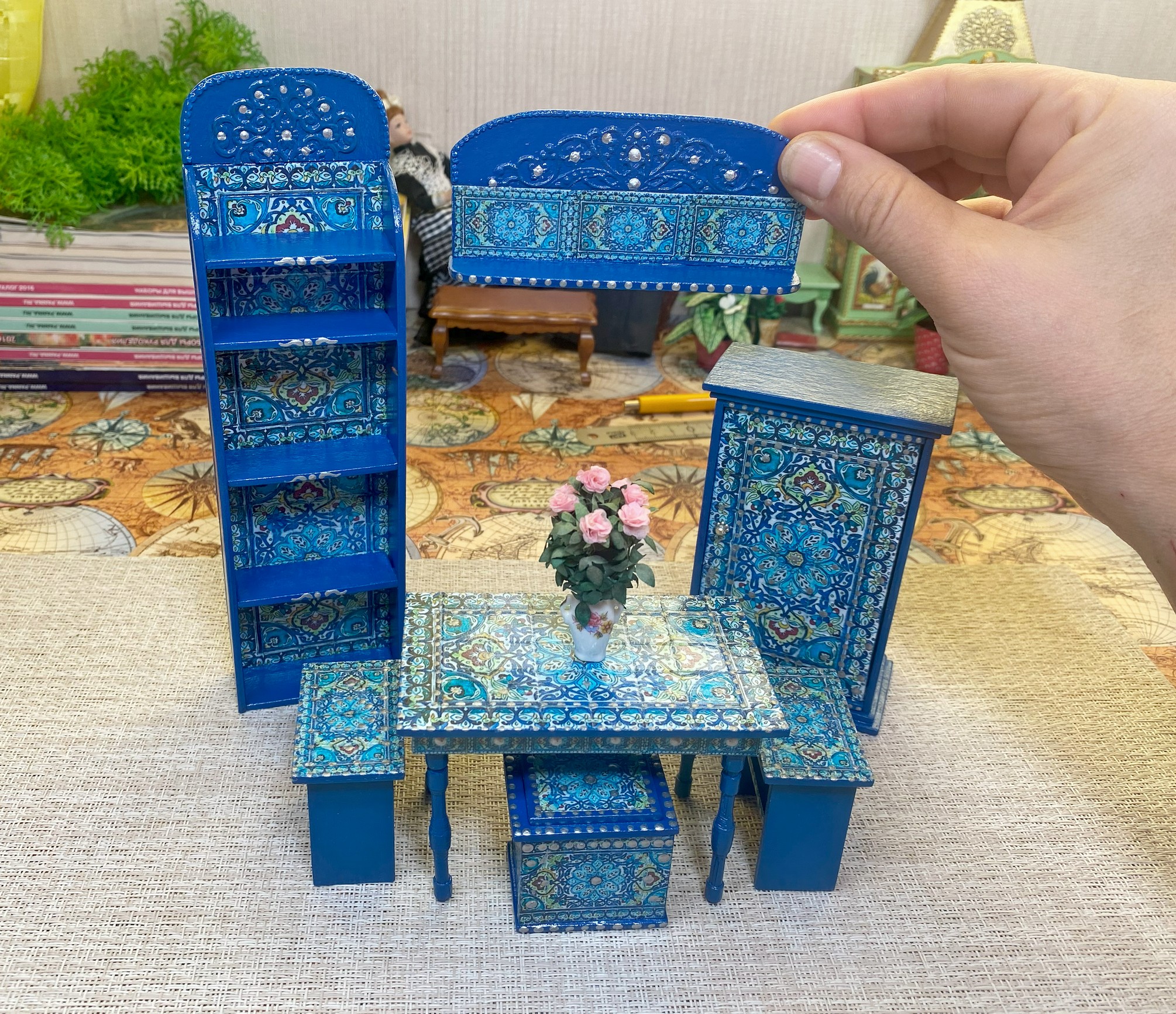 Tutorial. Set of furniture. 1:12. Dollhouse miniature. Furni | Inspire ...