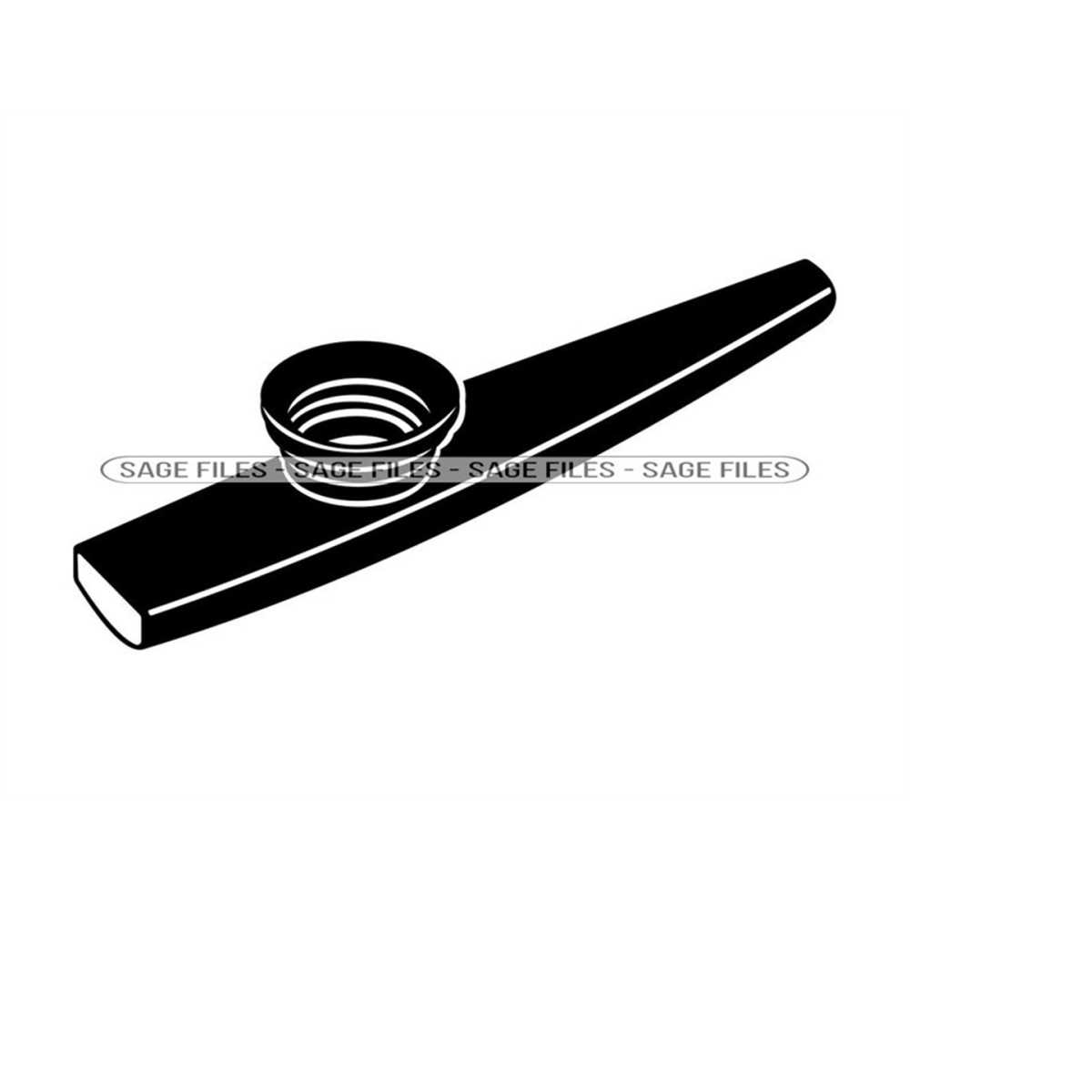 Kazoo SVG, Kazoo Clipart, Kazoo Files for Cricut, Kazoo Cut Inspire