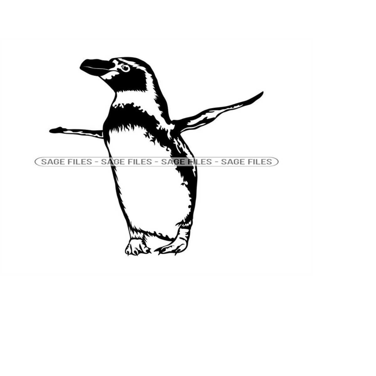 Humboldt Penguin 2 SVG, Penguin Svg, Penguin Clipart, Pengui - Inspire