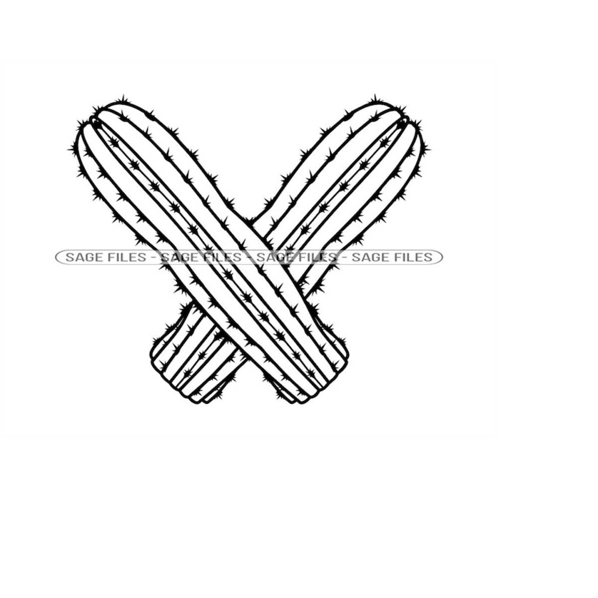 Cactus Logo SVG, Cactus Svg, Cactus Clipart, Cactus Files fo - Inspire ...