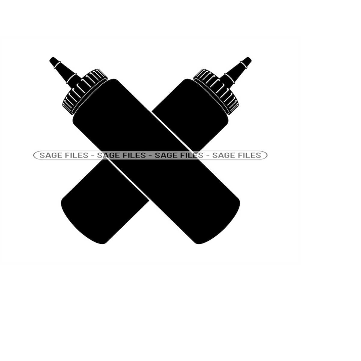 Squeeze Bottle Logo SVG, Restaurant Logo, Mustard Svg, Sauce Inspire