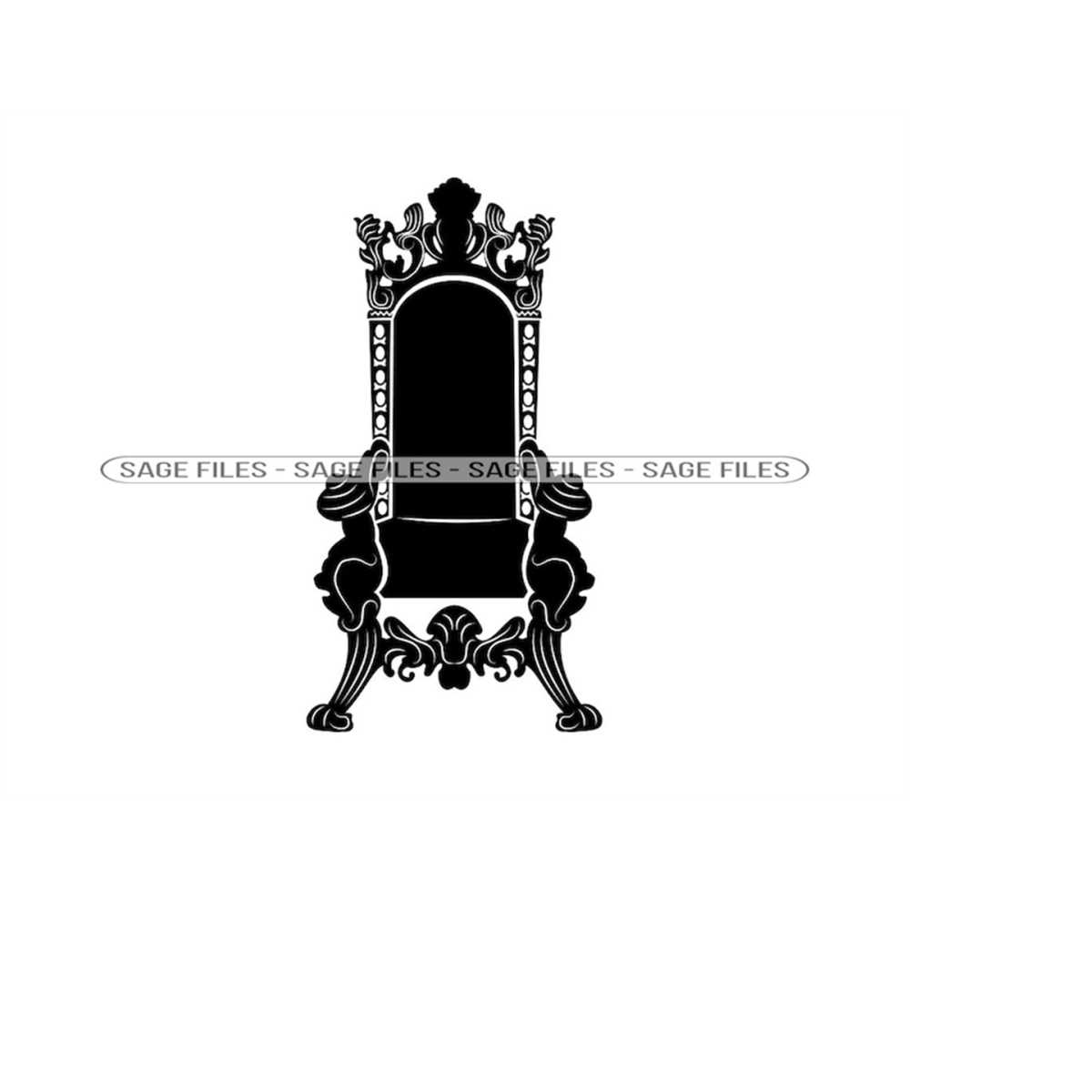 Throne Chair SVG, Throne Svg, Throne Chair Clipart, Throne C Inspire