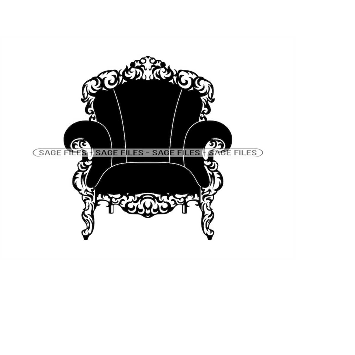 Throne Chair 2 SVG, Throne Svg, Throne Chair Clipart, Throne Inspire