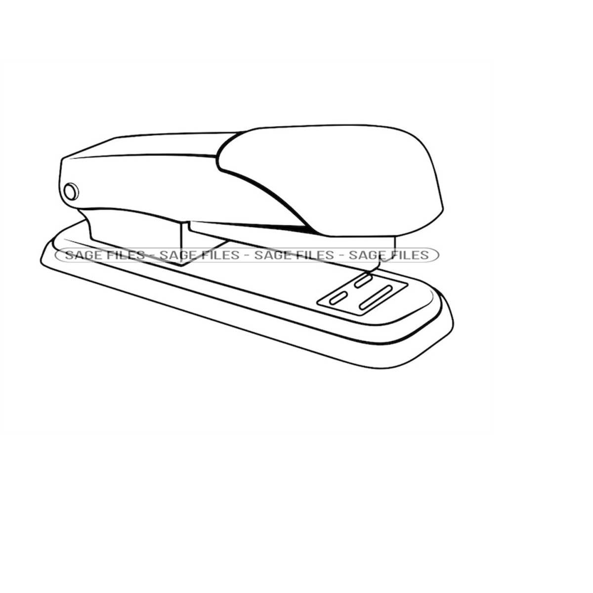 Stapler Outline SVG, School Supplies Svg, Office Svg, Staple Inspire