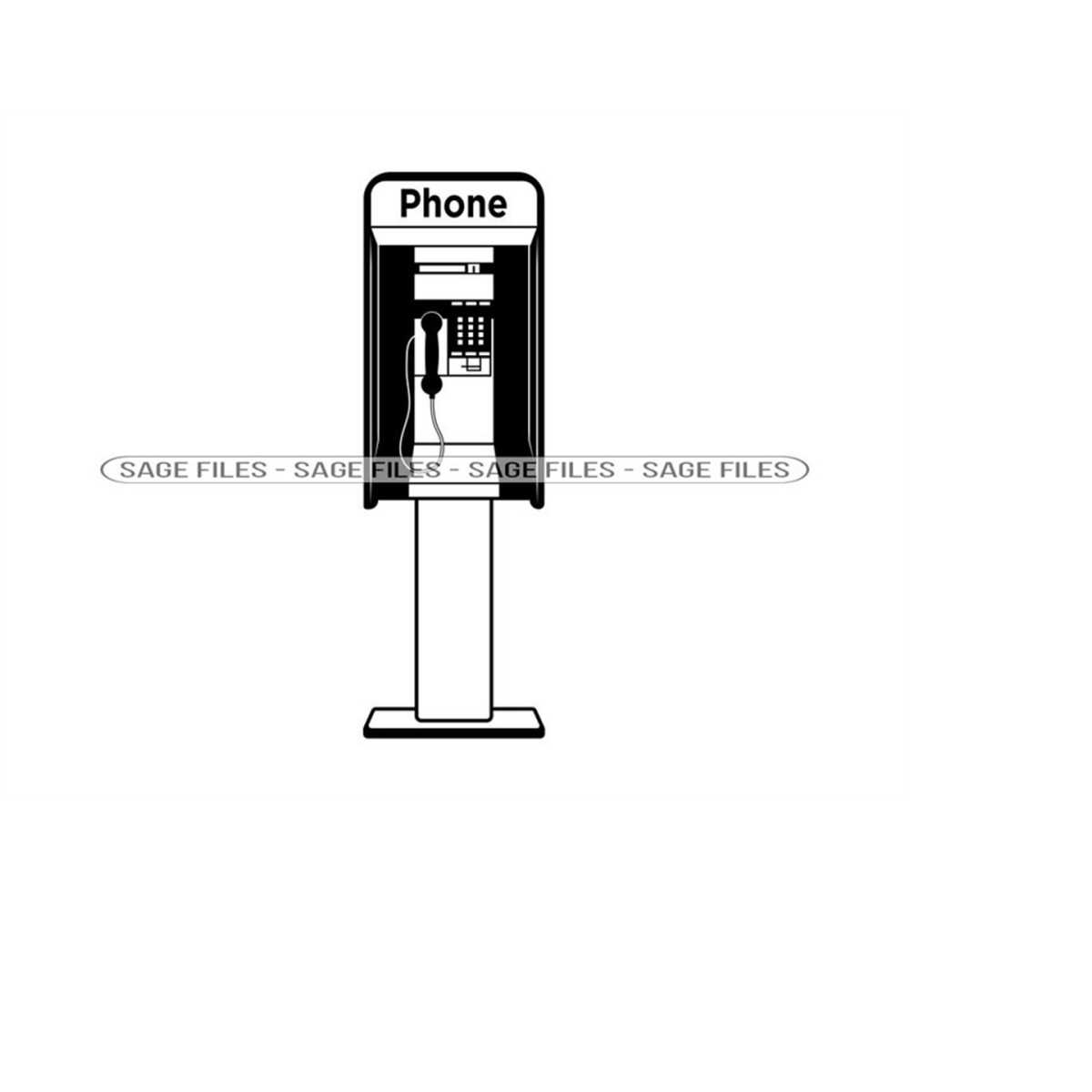 Payphone SVG, Retro Phone Svg, Payphone Clipart, Payphone Fi - Inspire Uplift
