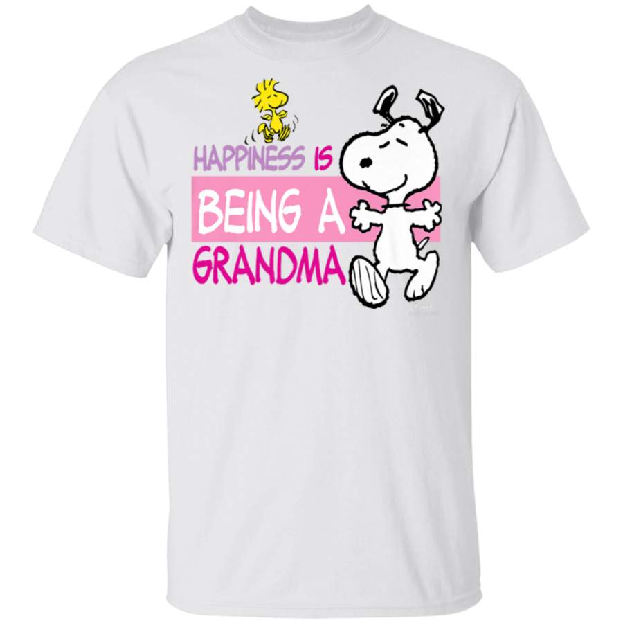 Peanuts Snoopy Happiness is Being a Grandma TShirt Inspire Uplift