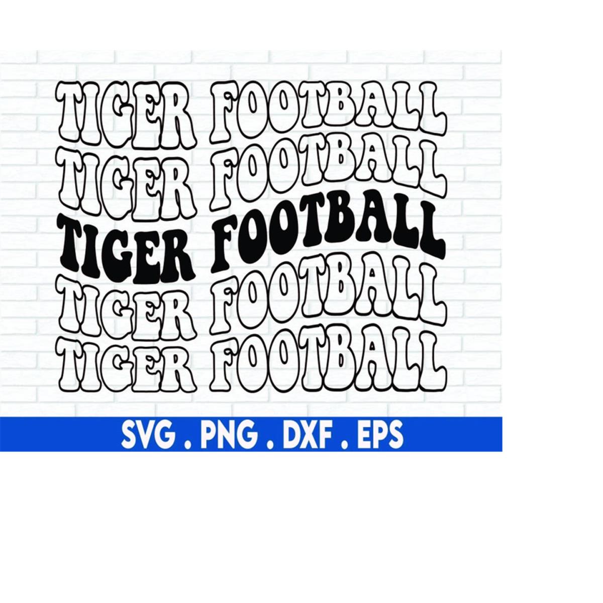 Tiger Football SVG, Tiger SVG, Football SVG, Cricut svg, Sil Inspire