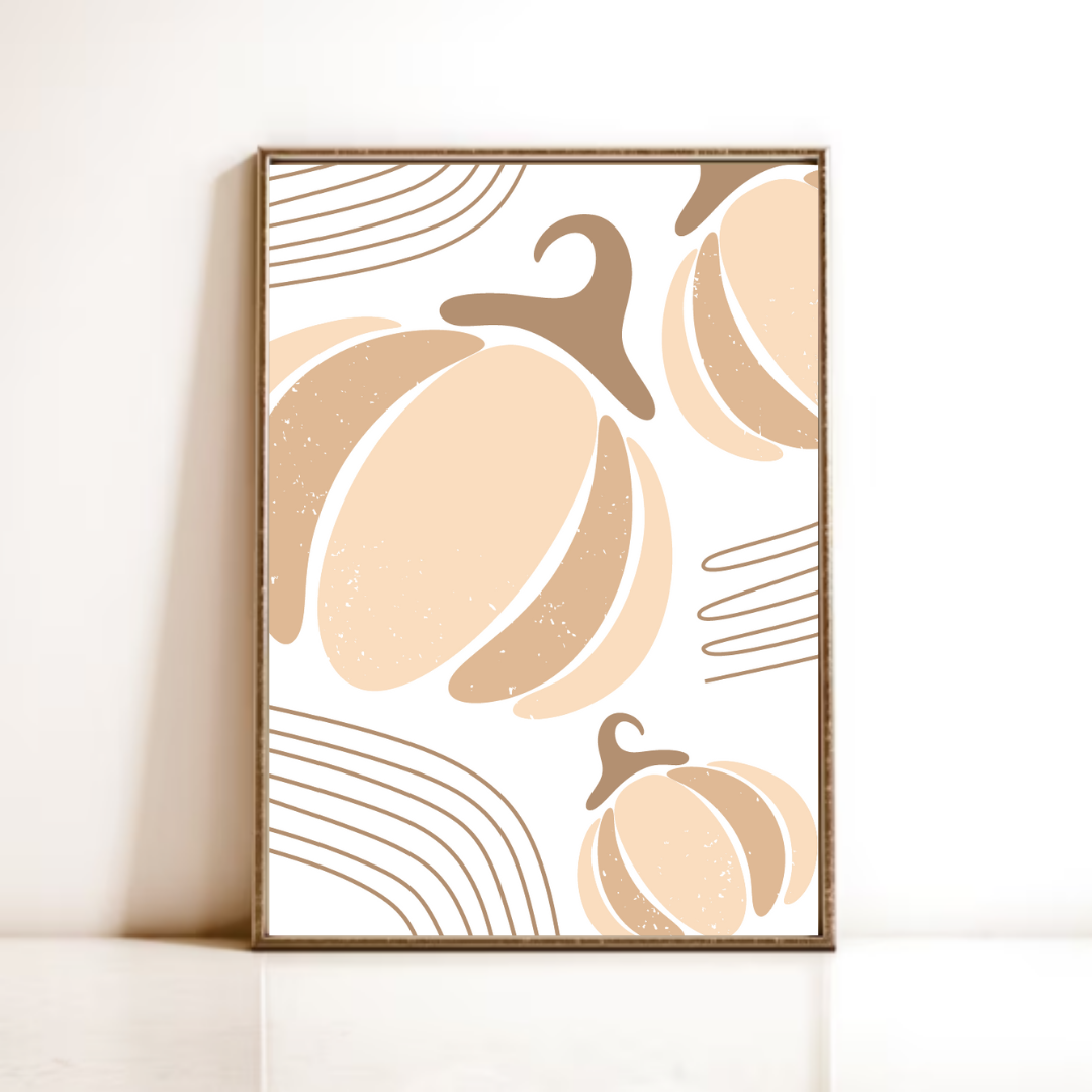Rustic Autumn Leaves Art - Instant - Printable Wall Decor, B | Inspire ...
