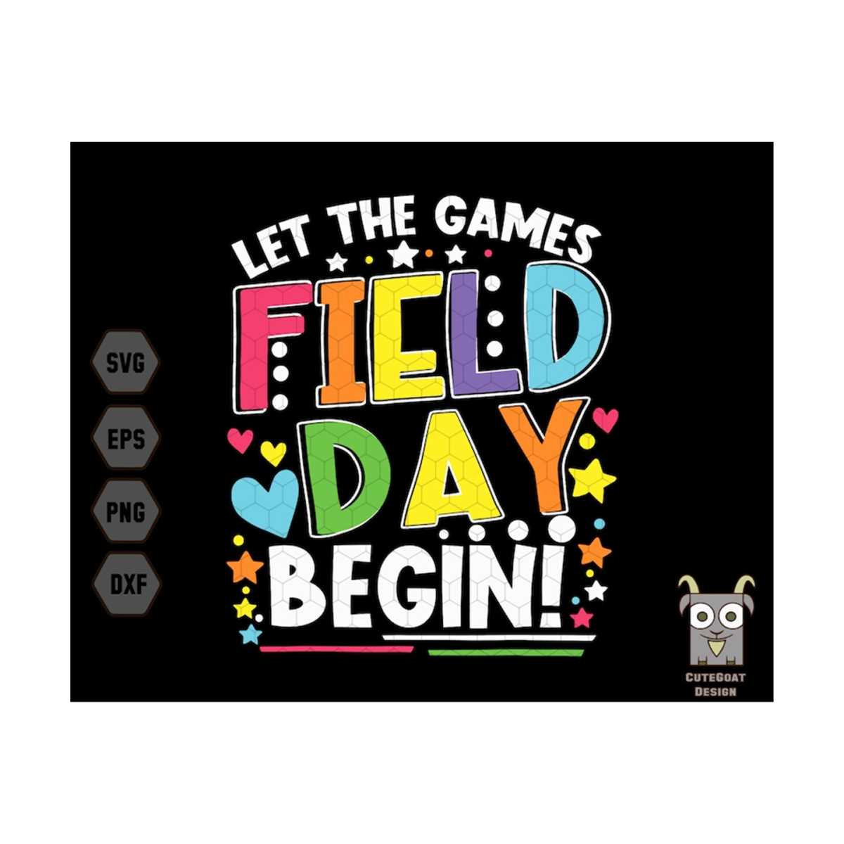 Field Day 2023 Svg, Let The Game Begin Svg, Field Trip Svg, Inspire