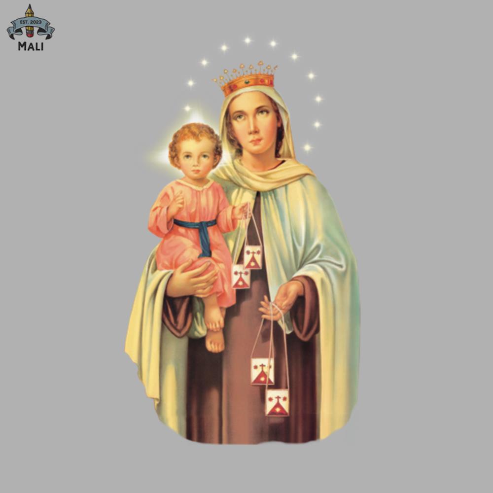 Our Lady of Mt Carmel Sublimation PNG Download | Inspire Uplift