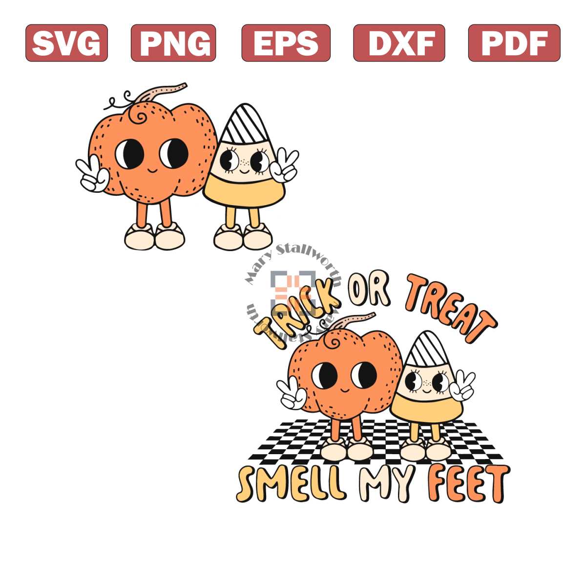 Funny Trick or Treat Smell My Feet SVG Graphic Design File - Inspire Uplift